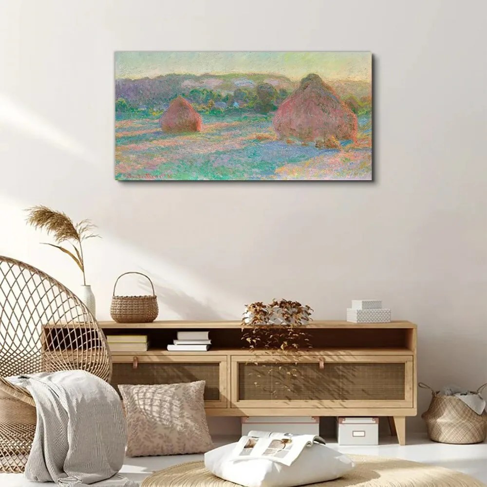 Tablou canvas Căpioare de fân Monet