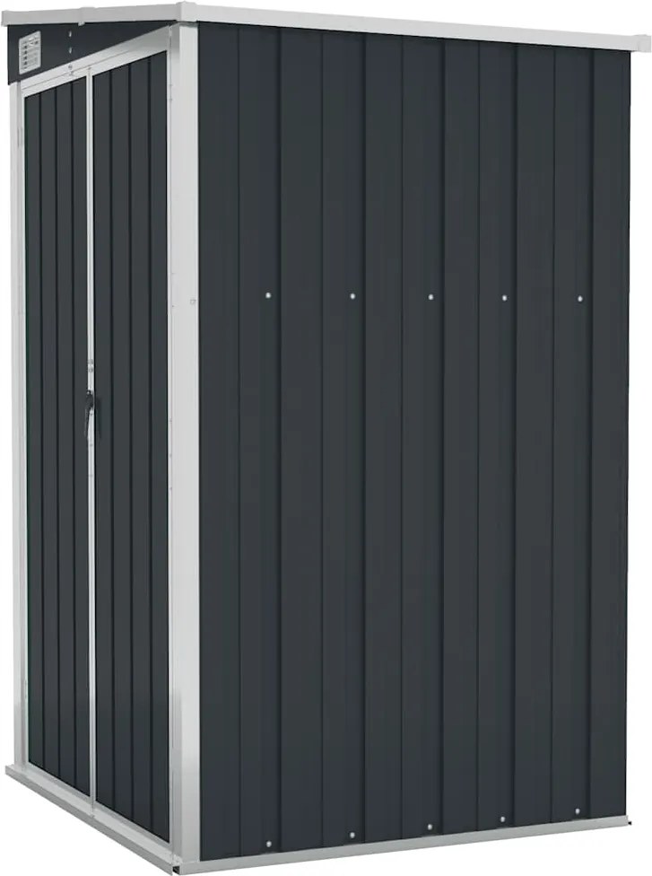 vidaXL Șopron grădină/montaj perete antracit 118x100x178 cm oțel