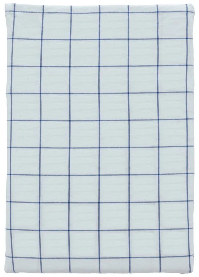 Lenjerie de pat albastru-deschis din bumbac ranforcé pentru pat de o persoană 140x200 cm Vista – Södahl