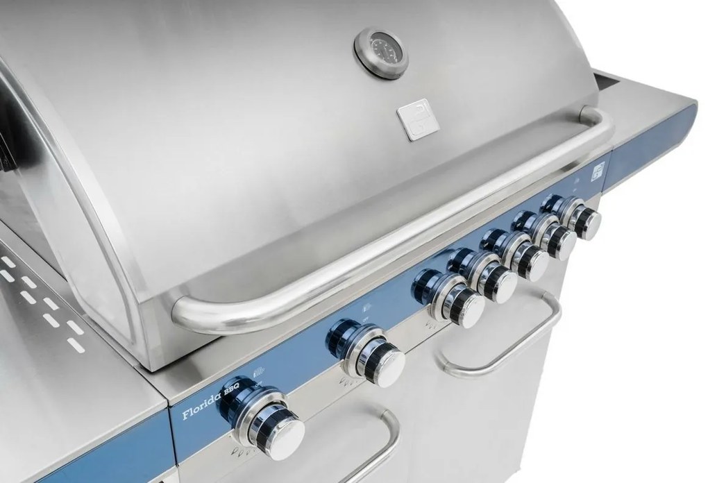 Grătar cu gaz G21 Florida BBQ Premium line, 7arzătoare + reductor gratuit
