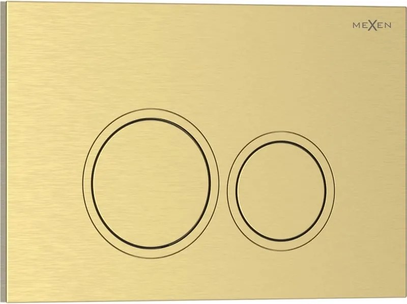 Mexen Tex 01 buton de spălare, auriu periat - 6101-11