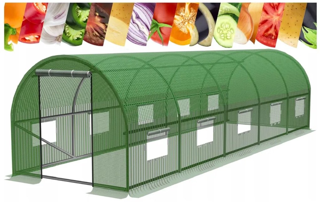 Solar de grădină 3x8m cu filtru UV PREMIUM