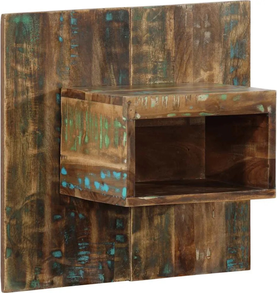 vidaXL Noptiera multicolor 50x27x50 cm lemn masiv recuperat