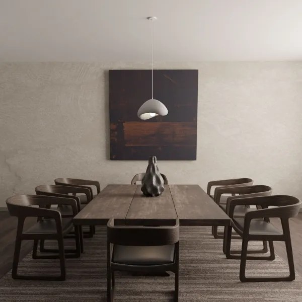 Brilagi - Lampă suspendată pe cablu WABI SABI, 1x E27/40W/230V, Ø 33 cm, gri