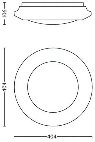 Plafonieră LED Philips 33365/31/17 LED/22W/230V 4000K