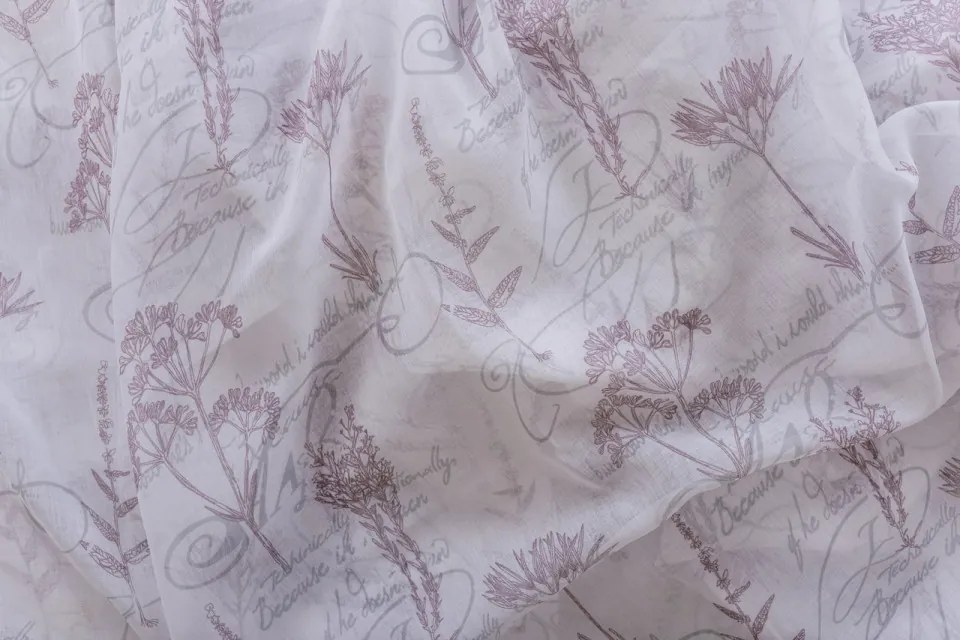 Perdea Mendola Interior, Zina, 400x260 cm, poliester, mov