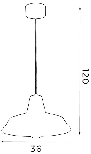 Lustră pe cablu CLASS 1xE27/15W/230V bej
