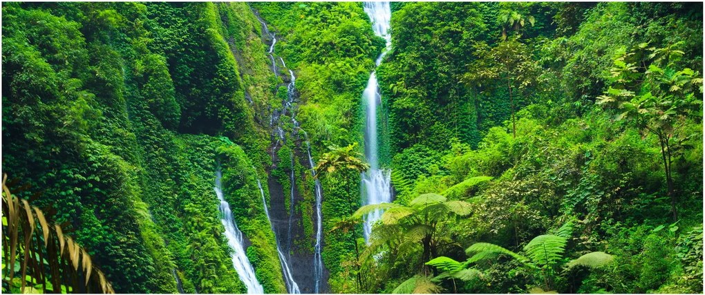 Tablou - Cascada Madakaripura, Java de Est, Indonezia (120x50 cm)
