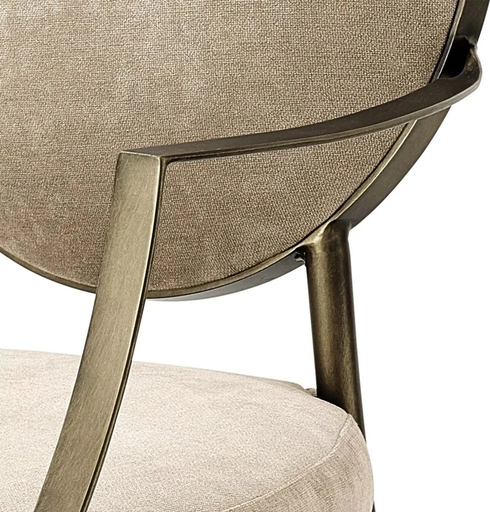 Scaun cu brate elegant, tapitat cu catifea, LUX Scribe 110807 HZ