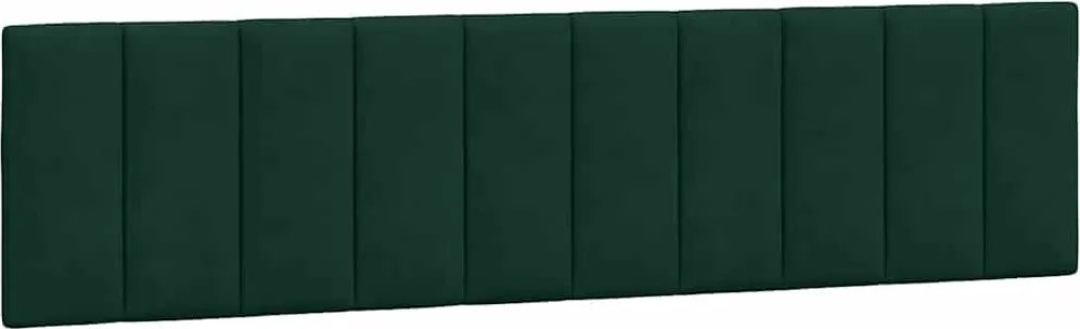 vidaXL Pernă tăblie de pat, Hanko, verde, 200 cm, catifea