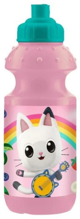 Gabby&#039;s Dollhouse Smoothie Land sticlă din plastic, sticlă sport 350 ml