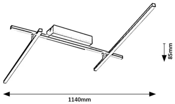Plafonieră LED NEGAN LED/24W/230V 4000K Rabalux 71019