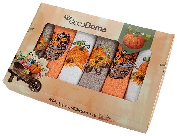 Set prosoape bucătărie vafelă DOVLEAC 40 x 60 cm 6 buc