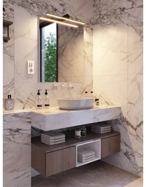 Aplică LED pentru oglindă de baie Redo 01-4036 ROW LED/18W/230V IP44 negru