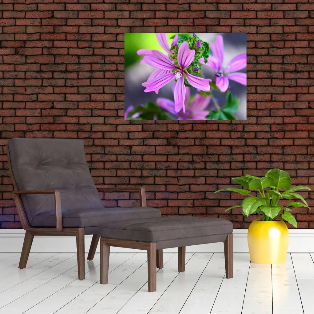 Tablou cu floarea detailat (70x50 cm)