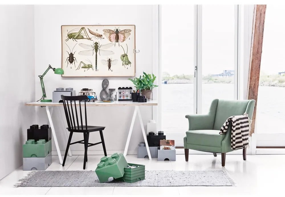 Cutie depozitare LEGO® Mini Box II, verde