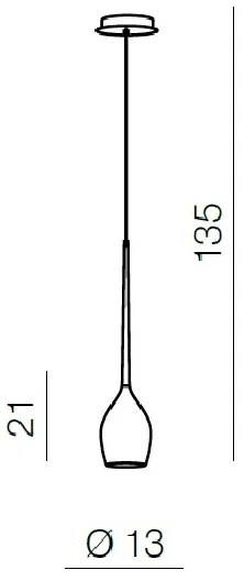 Azzardo AZ1220 - Lustră pe cablu IZZA 1xE14/40W/230V