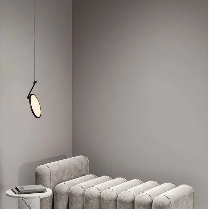 Pendul LED design ambiental Opi negru