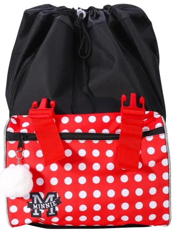 Disney Minnie ghiozdan, geantă cu Pompon, 42 cm