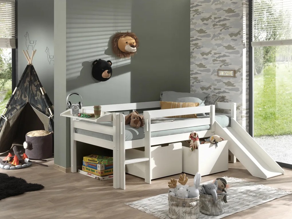 PINO SET DE 2 SERTARE PENTRU Pat copii MATRIMONIAL H85CM ALB