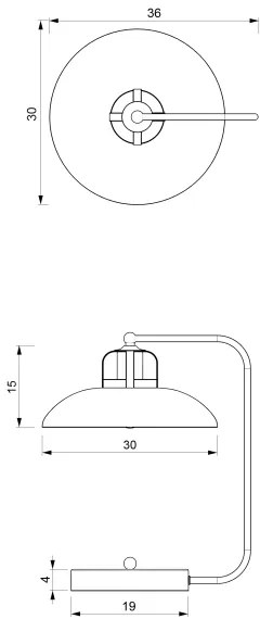 Lampă de masă FELIX 1xE27/60W/230V alb