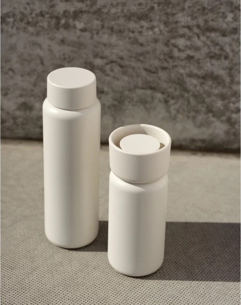 Cană termos bej din oțel inoxidabil 400 ml Singles – Zone