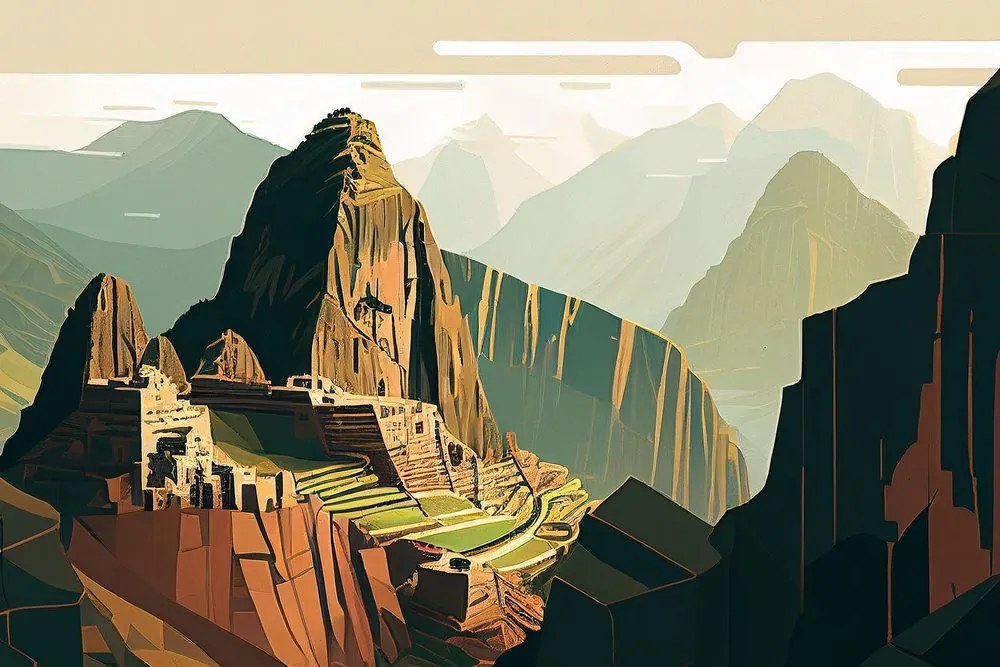 Tablou magnific Machu Picchu