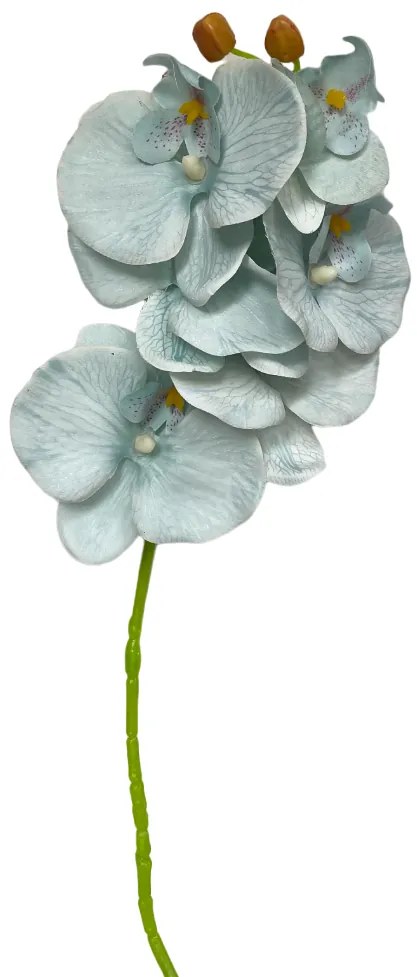 Orhidee bleu artificiala, Gloria, 70cm