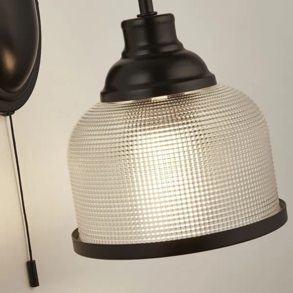 Lampă de perete Searchlight 2671-1BK HIGHWORTH 1xE27/60W/230V negru