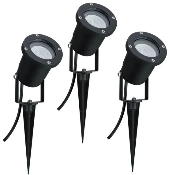 SET 3x lampă de exterior LED GU10/3,5W IP65 230V Paulmann 98897
