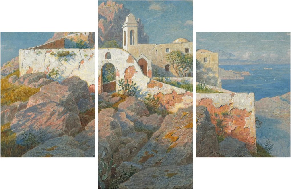Tablou - William Stanley Haseltine, Santa Maria a Cetrella, Anacapri, reproducere (90x60 cm)