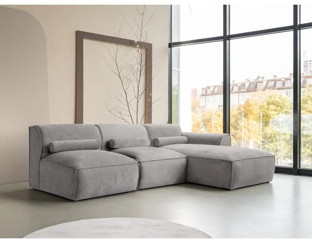 Colțar gri deschis (cu colț pe partea dreaptă) Flex Felix – Miuform