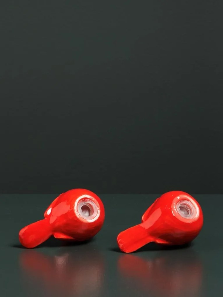 Set solnita si pipernita, forma de turturele, Grosbeak