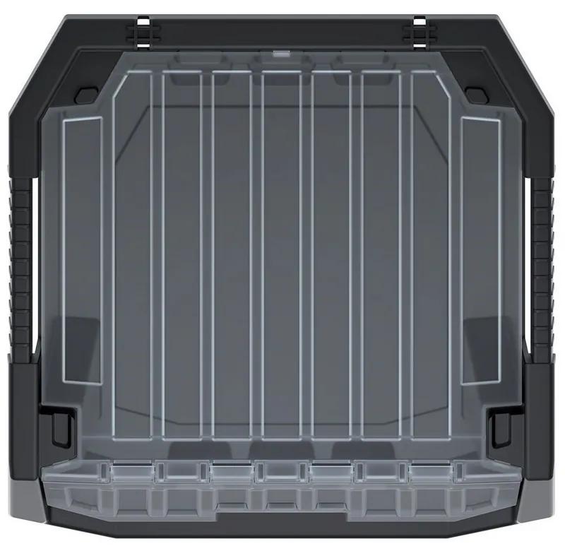 Cutie de depozitare cu blocare 39,6 x 38 x 28,2 cm, neagra