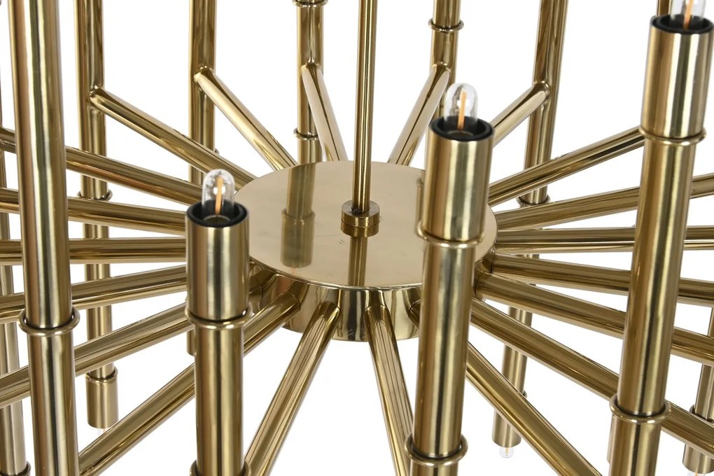 Candelabru din oțel, auriu, finisaj patinat, 158 x 74 cm, „Breteuil”