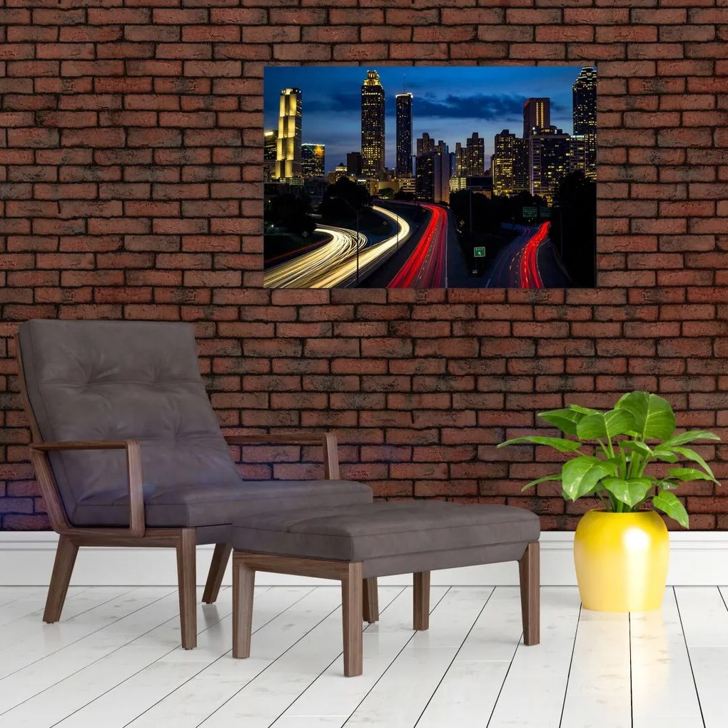 Tablou - Oraș de noapte (90x60 cm)