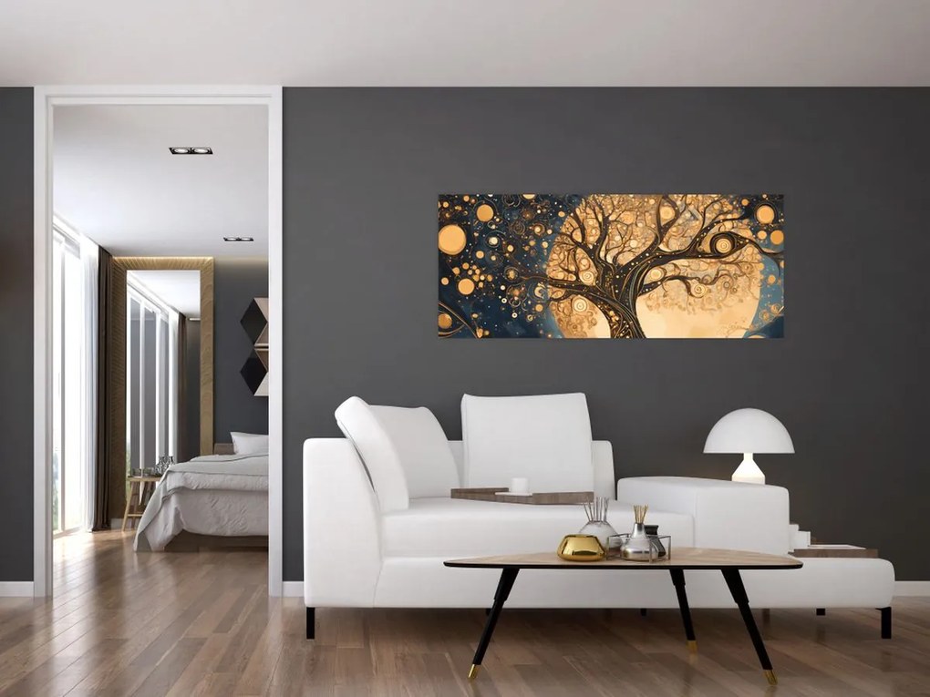 Tablou – Arbore suprarealist (120x50 cm)