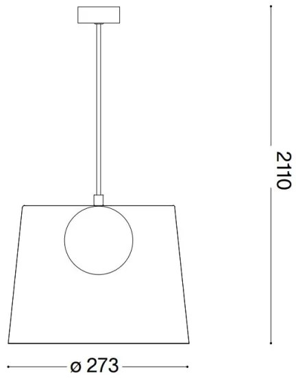 Lustră LED pe cablu Ideal Lux FADE 1xG9/3W/230V gri