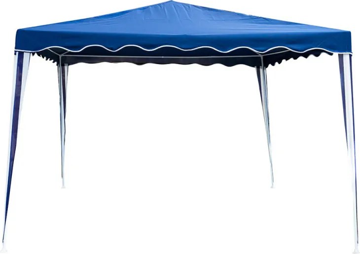 Pavilion de gradina Muhler G1015 300x300x250 cm, Structura din otel, Albastru