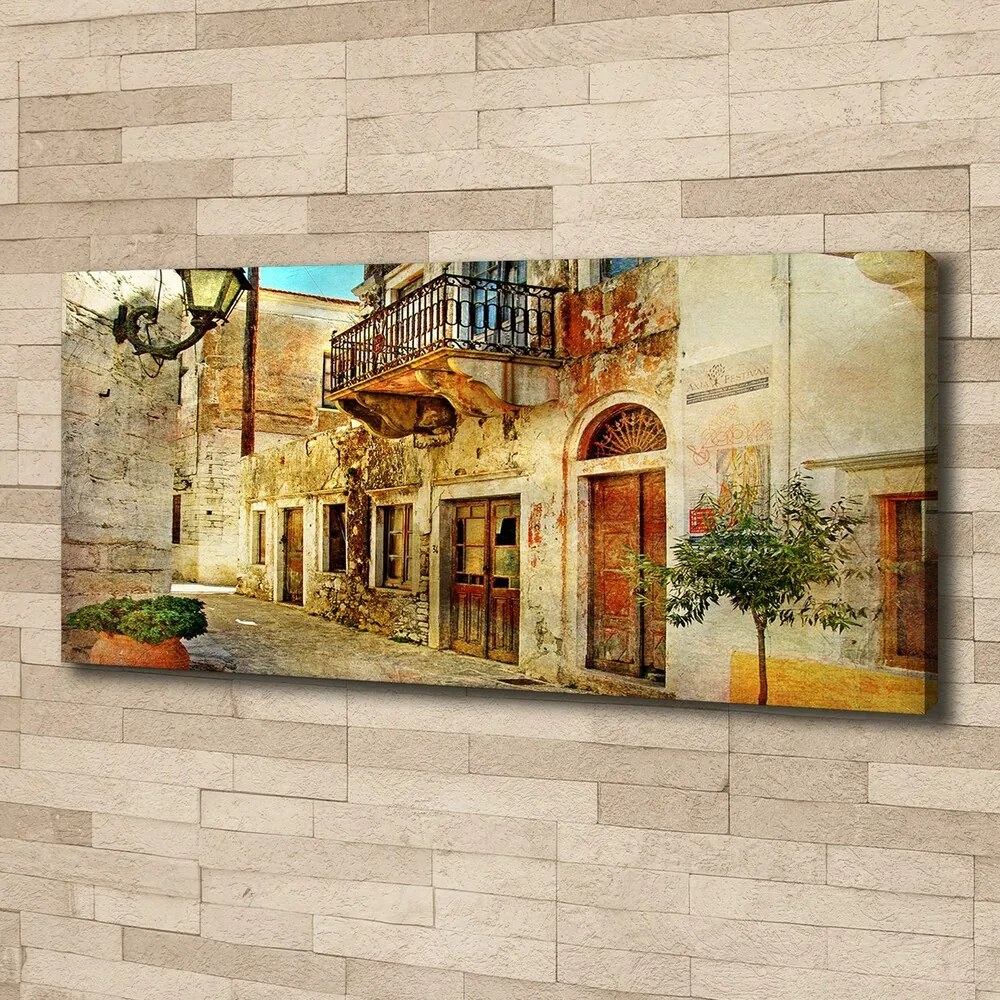 Imprimare tablou canvas Strazi din grecia