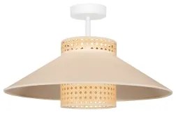 Lustră aplicată RIO Duolla RATTAN 1xE27/15W/230V d. 45 cm bej/ratan