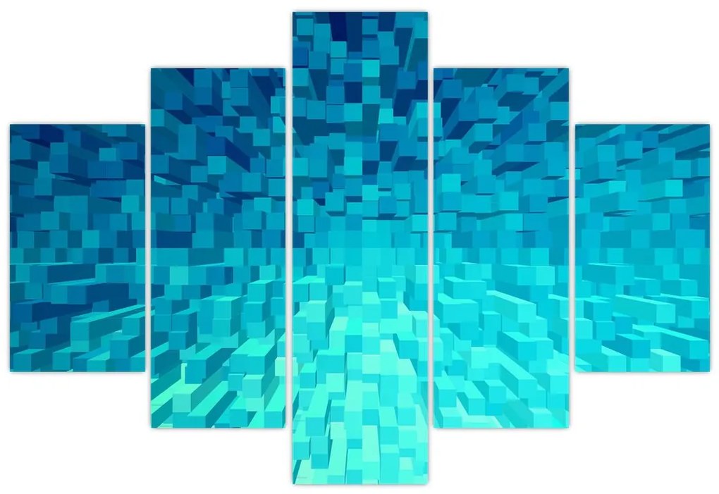 Tabloul - cuburi abstracte (150x105 cm)