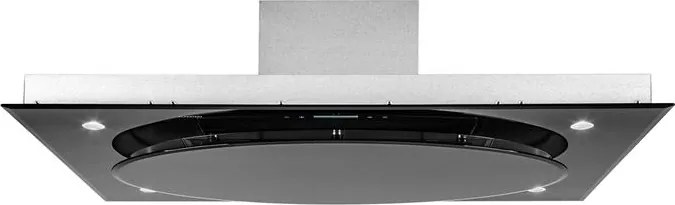 Klarstein SECRET SERVICE, hotă de tavan, 220 W, tactil, sticlă, LED