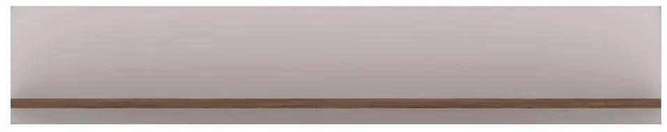 Zondo Raft de perete 110 cm Aren AS12 (stejar enderein + alb lucios). 1043132