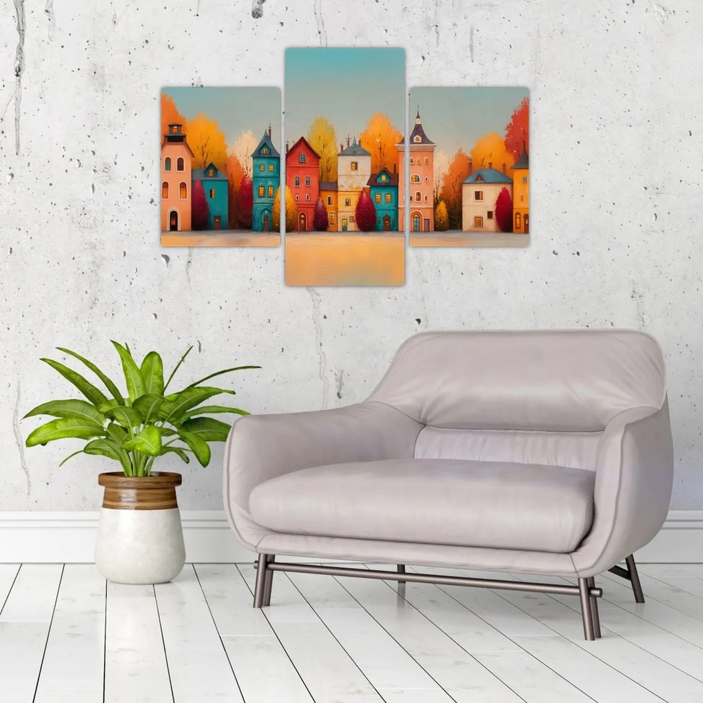 Tablou - Sat de toamnă (90x60 cm)