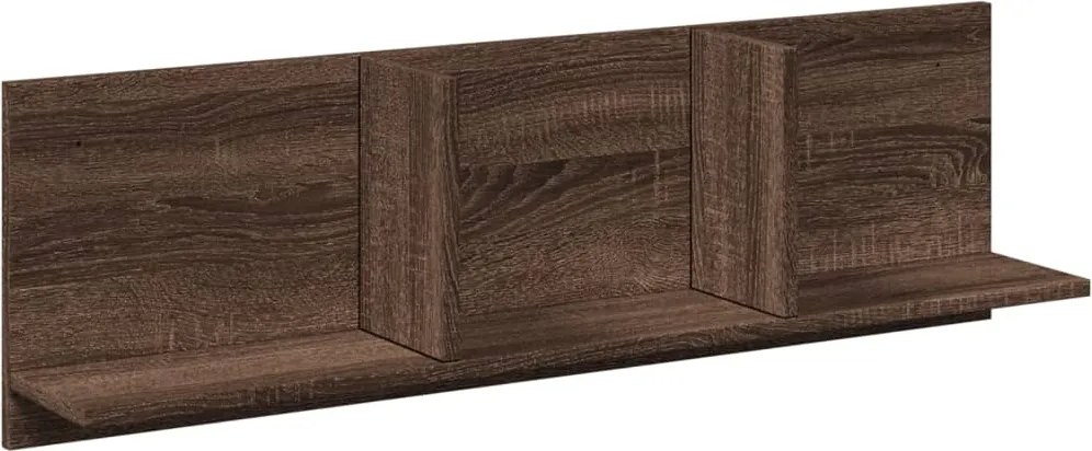 vidaXL Dulap de perete, stejar maro, 100x16,5x30 cm, lemn prelucrat