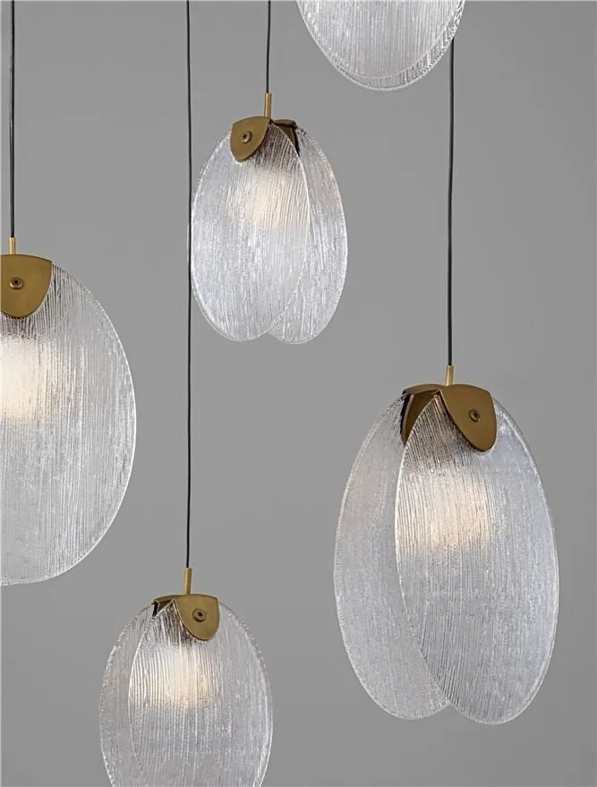 Lustra LED suspendata design decorativ SHELINA D-65cm