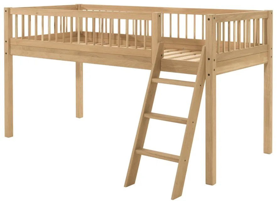 Set FORREST OAK este format dintr-un Pat copii matrimonial (90 x 200 cm) și un set textil asortat.