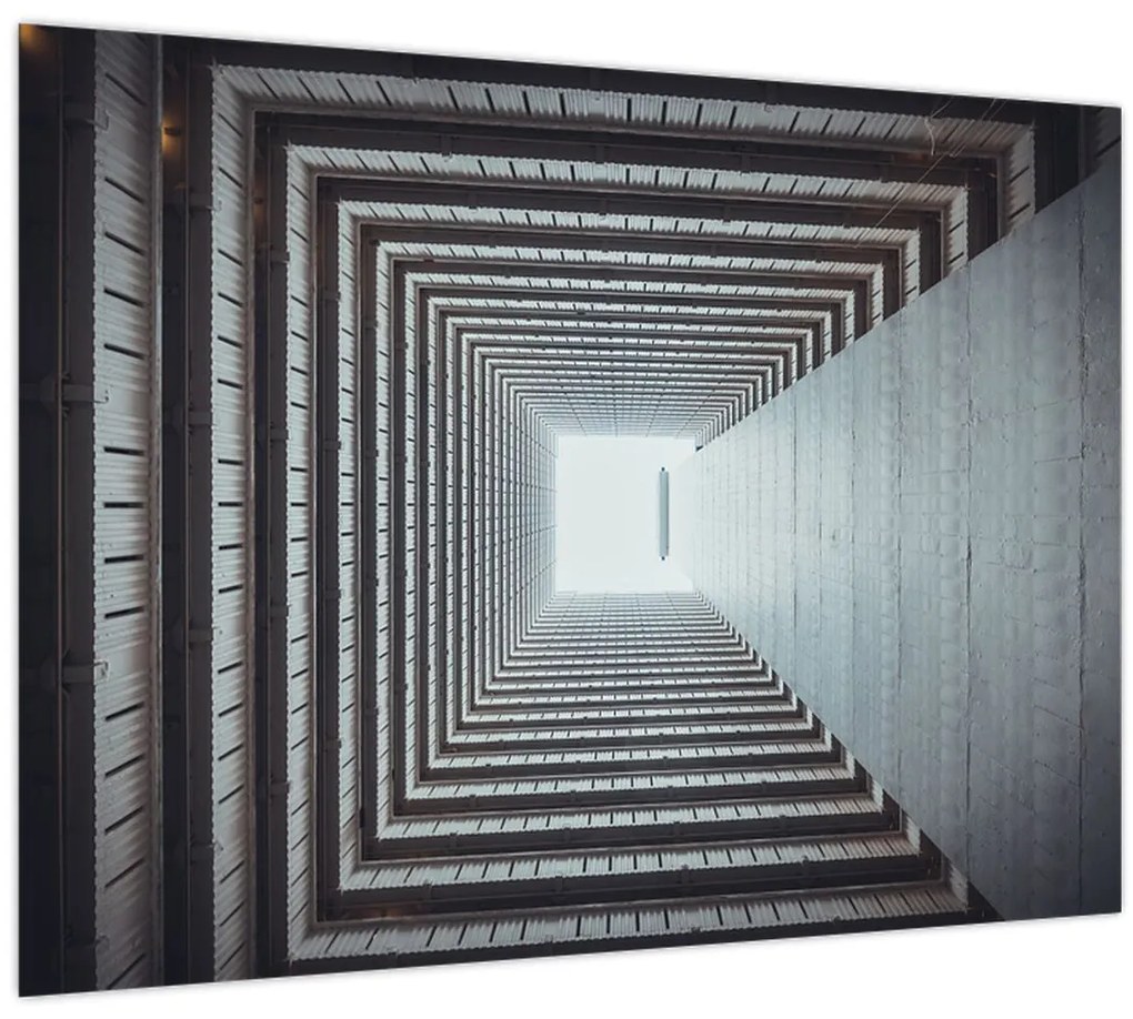 Tablou - Vedere din interiorul clădirii (70x50 cm)