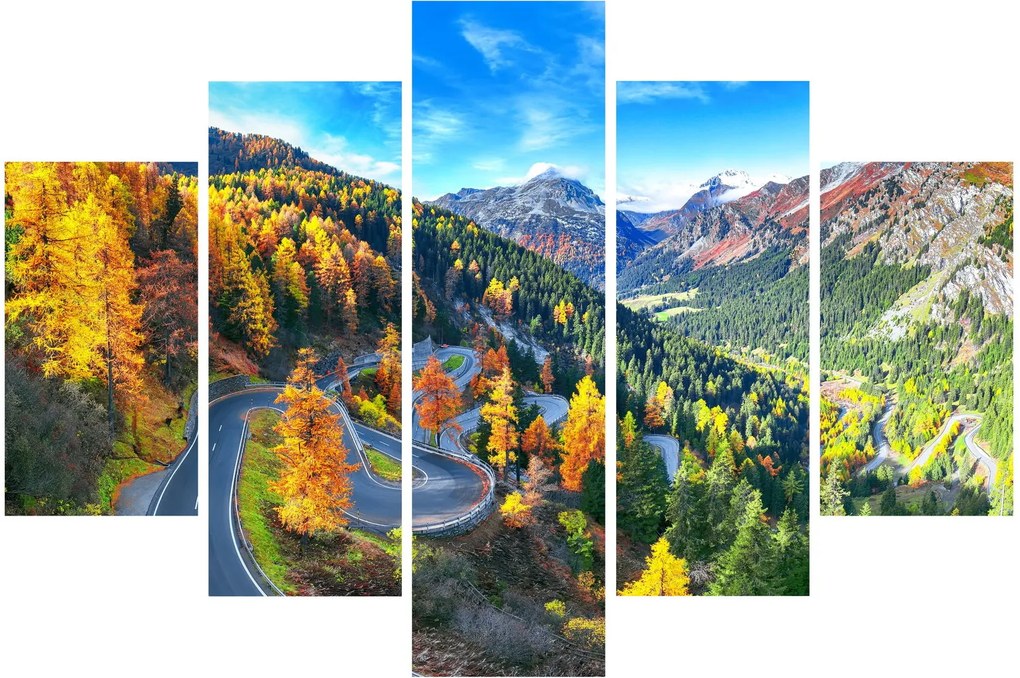 Tablou - Trecătoarea Malay Pass (150x105 cm)